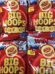 18x Hula Hoops Big Hoops Original Potato Rings Grab Bag (18x50g)