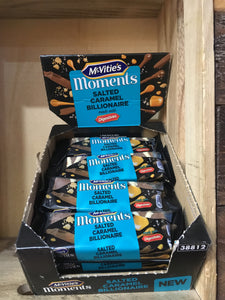 12x McVitie's Moments Salted Caramel Billionaire Slice 54g