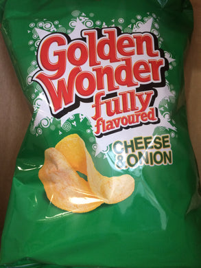 Golden Wonder Cheese & Onion Crisps 150g