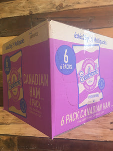 36x Seabrook Canadian Ham Crisps 36x25g (6x6 Packs)