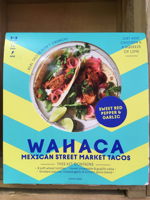 Wahaca Sweet Red Pepper & Garlic Street Market Taco Kit 409g