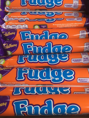 60x Cadbury Fudge Chocolate Bars (60x25.5g Standard Bars)