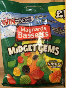 Maynards Bassets Midget Gems 165g Bag