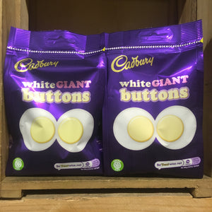4x Cadbury White Chocolate Giant Buttons (4x110g)