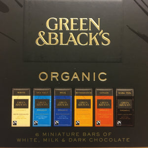 12x Green & Black's Miniature Treat Chocolate Bars Collection (2 Boxes of 6xBars)