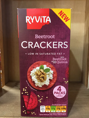 Ryvita Beetroot Crackers 4x6 Crackers 150g
