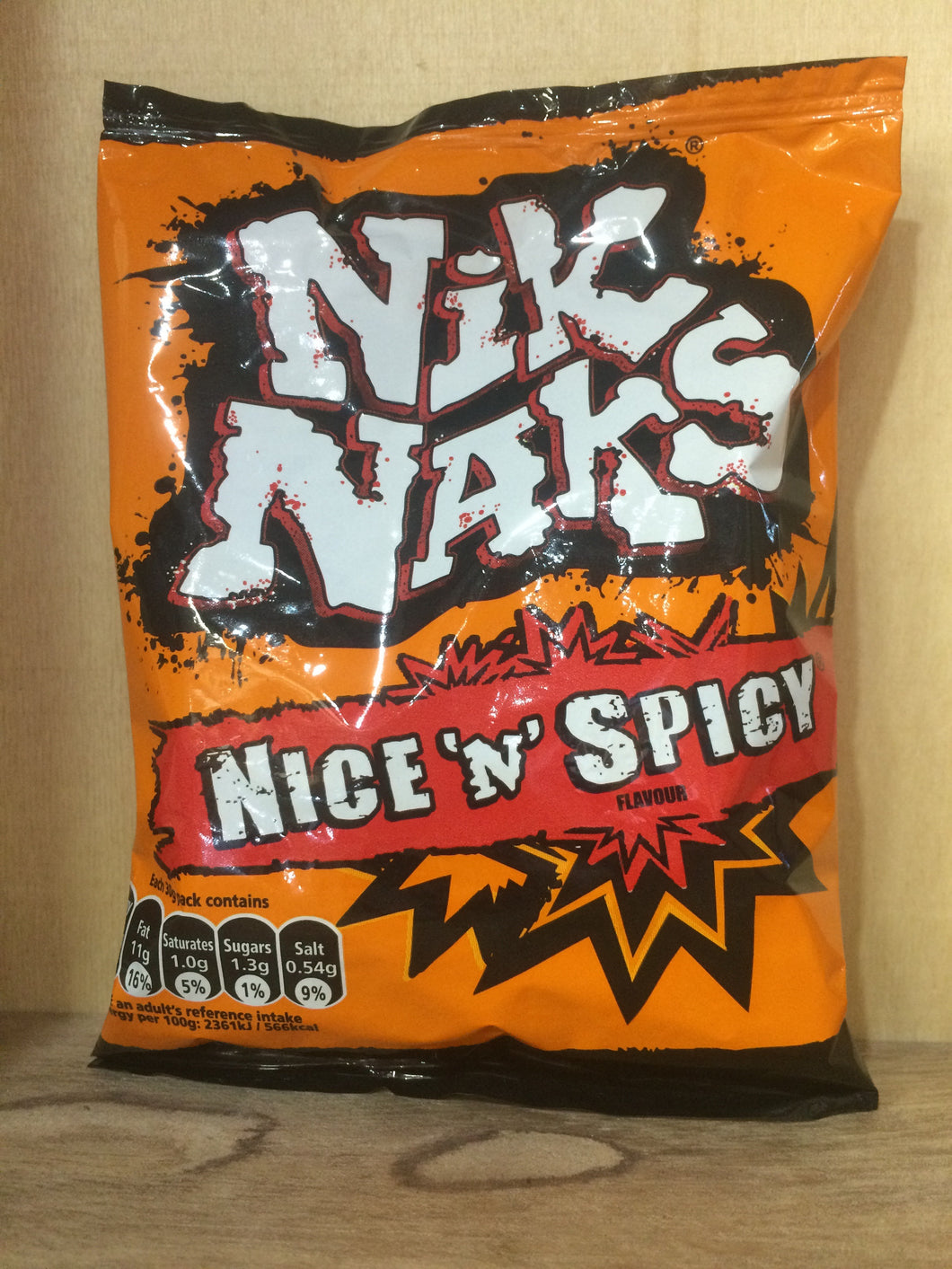 Nik Naks Nice 'N' Spicy Flavour Corn Snack 30g