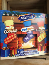 McVities Mini Cookies, Iced Gems & Mini Gingerbread Men 11 pack Assortment