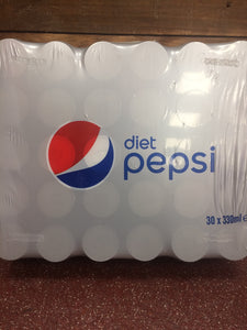 Diet Pepsi 30x330ml Cans