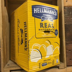 198x Hellman's Real Mayonnaise Sachets (198x10ml)