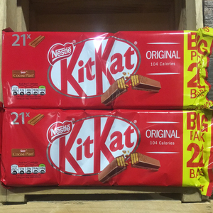 42x KitKat 2 Finger Milk Chocolate (2 Packs of 21)