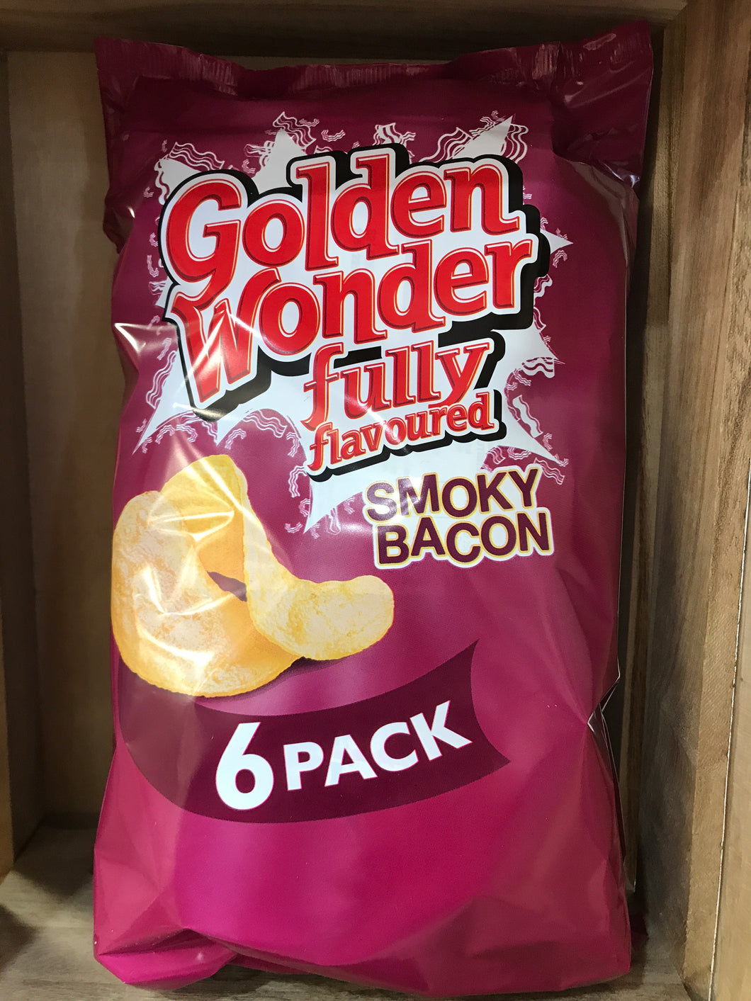 Golden Wonder Smokey Bacon 6 Pack