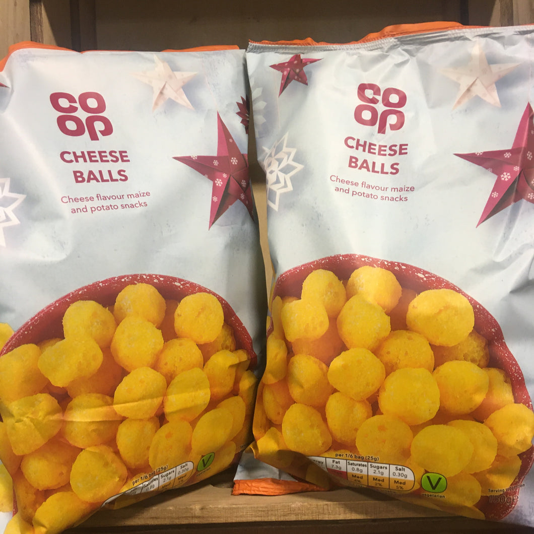 4x Co-Op Cheese Balls (4x150g)