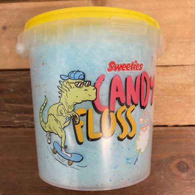 Sweeties Candy Floss Dinosaur Blue Bucket