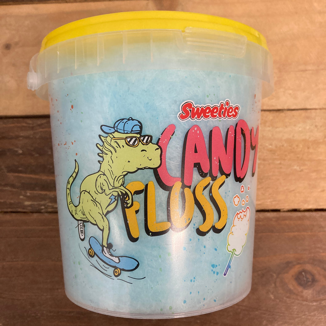 Sweeties Candy Floss Dinosaur Blue Bucket