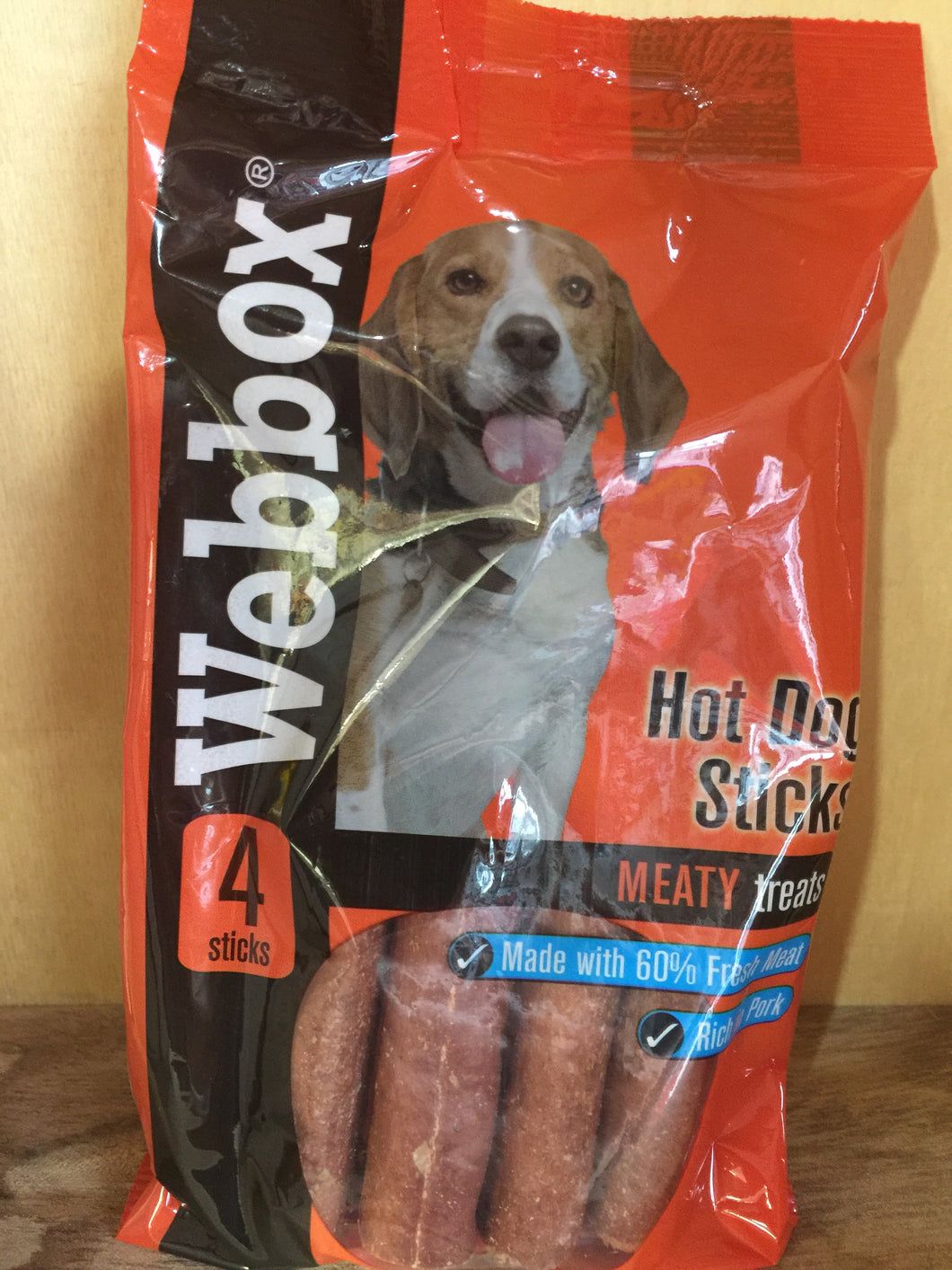 Webbox 4 Meaty Hot Dog Sticks