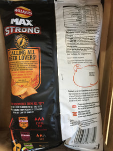 Walkers Max Strong Jalapeño & Cheese 150g