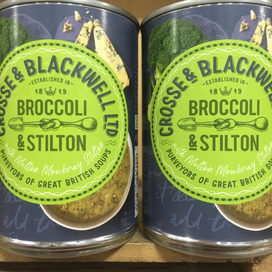 2x Crosse & Blackwell Broccoli & Stilton Soups (2x400g)