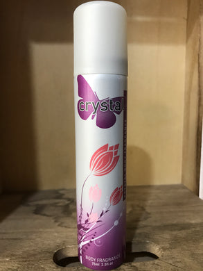 Insette Crystal Body Spray Fragrance 75ml