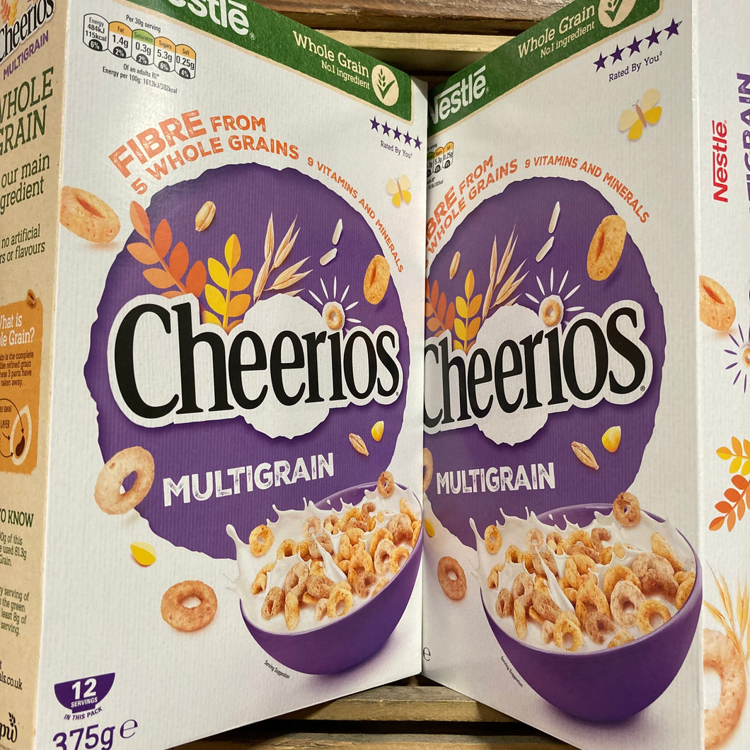 2x Nestle Cheerios Multigrain Cereal (2x375g)