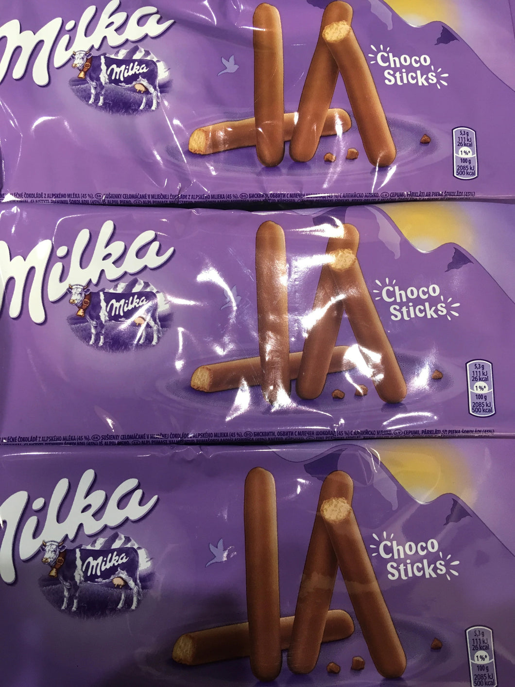 3x Milka Choco Sticks Chocolate Fingers (3x112g)
