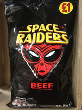 12x Space Raiders Beef Flavour Cosmic Corn Snacks 86.5g