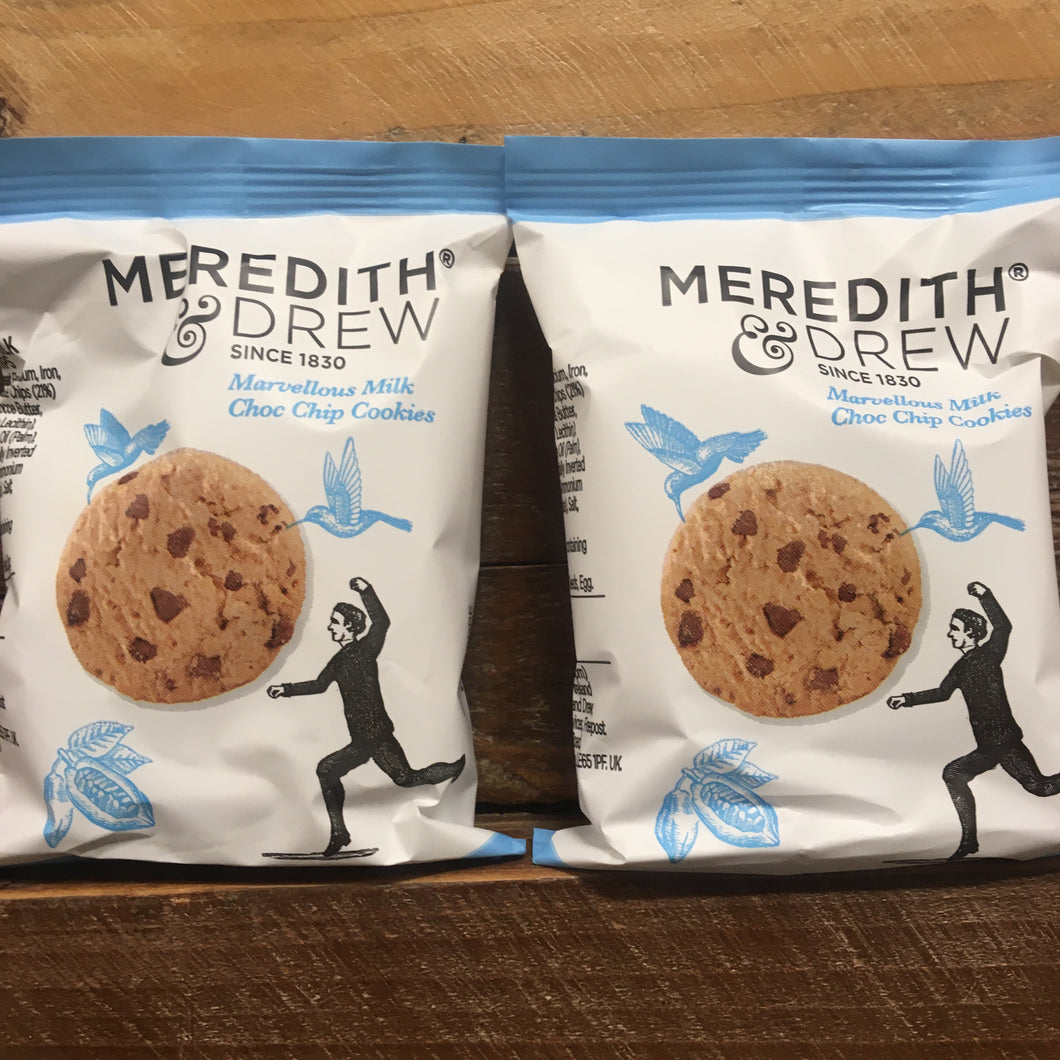 10x Meredith & Drew Irresistible Marvellous Milk Chocolate Chip Cookies Twin Packs