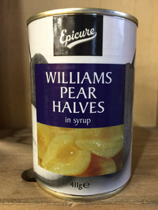 Epicute Williams Pear Halves in Syrup 411g