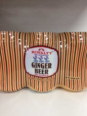 Royalty Ginger Beer 6x 330ml Can