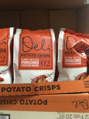 9x Walkers Market Deli Chorizo & Onion Crisps Sharing Bag (9x150g)