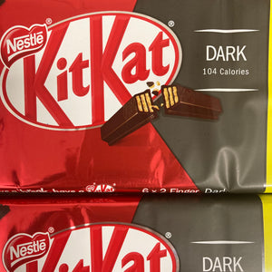 18x KitKat 2 Finger Dark Chocolate Bars (3 Packs of 6 Bars)