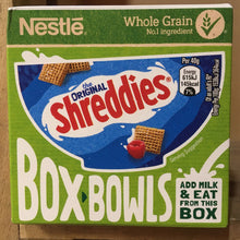 Nestle Original Shreddies Box Bowls Cereals 40g