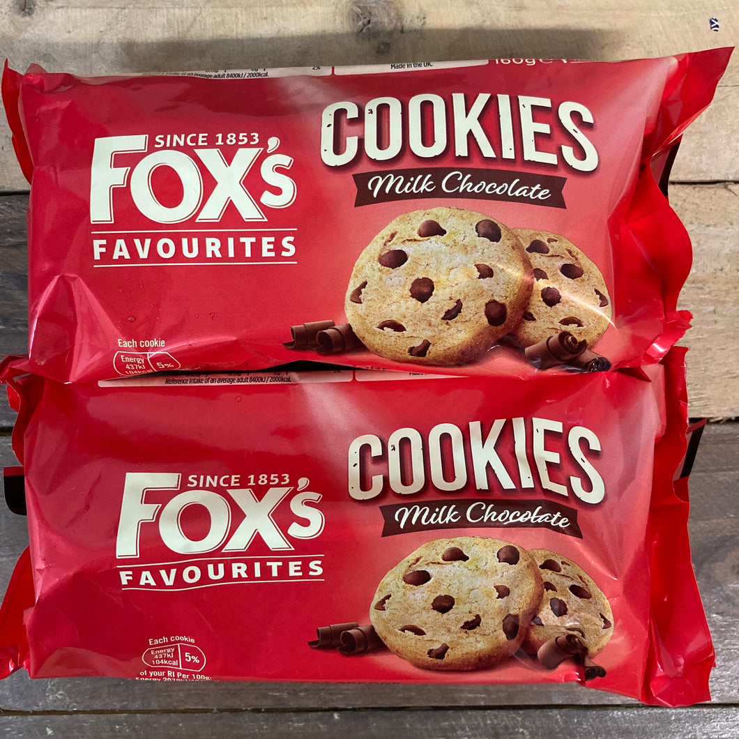 Foxs Milk Chocolate Cookies 160g