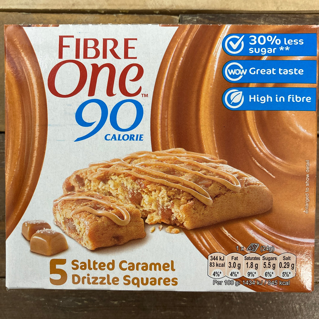 Fibre One Salted Caramel Drizzle Squares