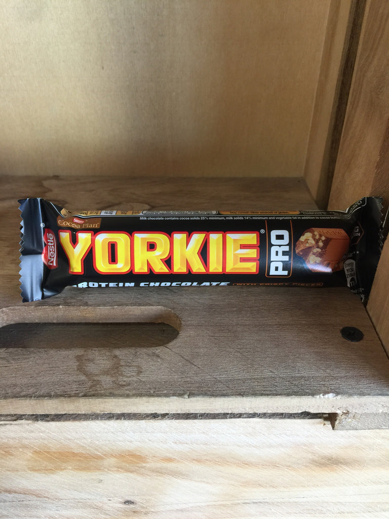 Yorkie Pro Protein Chocolate with Crispy Pieces 41.5g & Low Price Foods Ltd