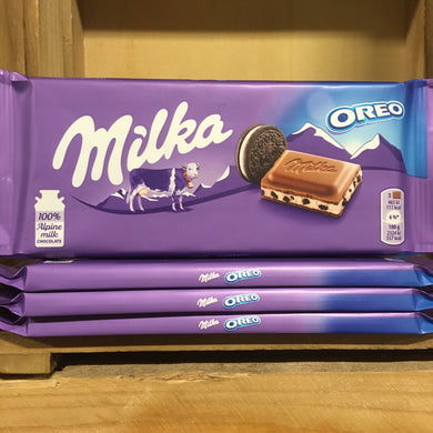 4x Milka & Oreo Chocolate Bars (4x100g)