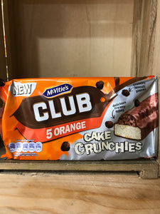 McVitie's Club 5 Orange Cake Crunchies