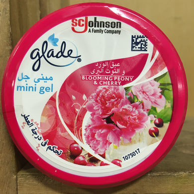 4x Glade Blooming Peony and Cherry Mini Gel Room Freshener (4x70g)