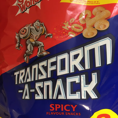 24x Golden Wonder Transform-A-Snack Spicy Flavour (3 Packs of 8x16g)
