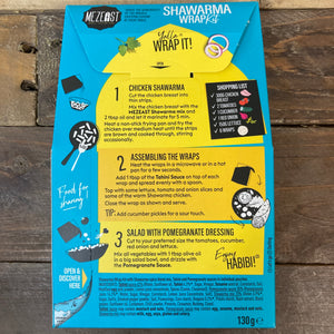 3x Mezeast Shawarma Wrap Kits (3x130g)