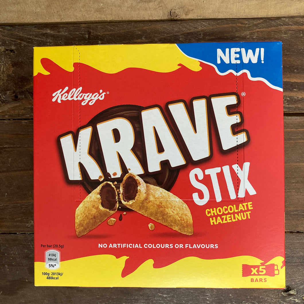 ellogg's Krave Stixs Chocolate Hazelnut Bars