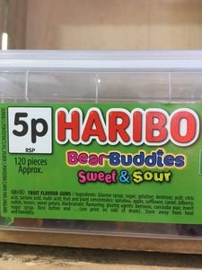 Haribo Bear Buddies Sweet & Sour 780g (approx 120 pieces)