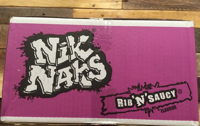 28x Nik Naks Rib 'N' Saucy Crisps (28x30g)