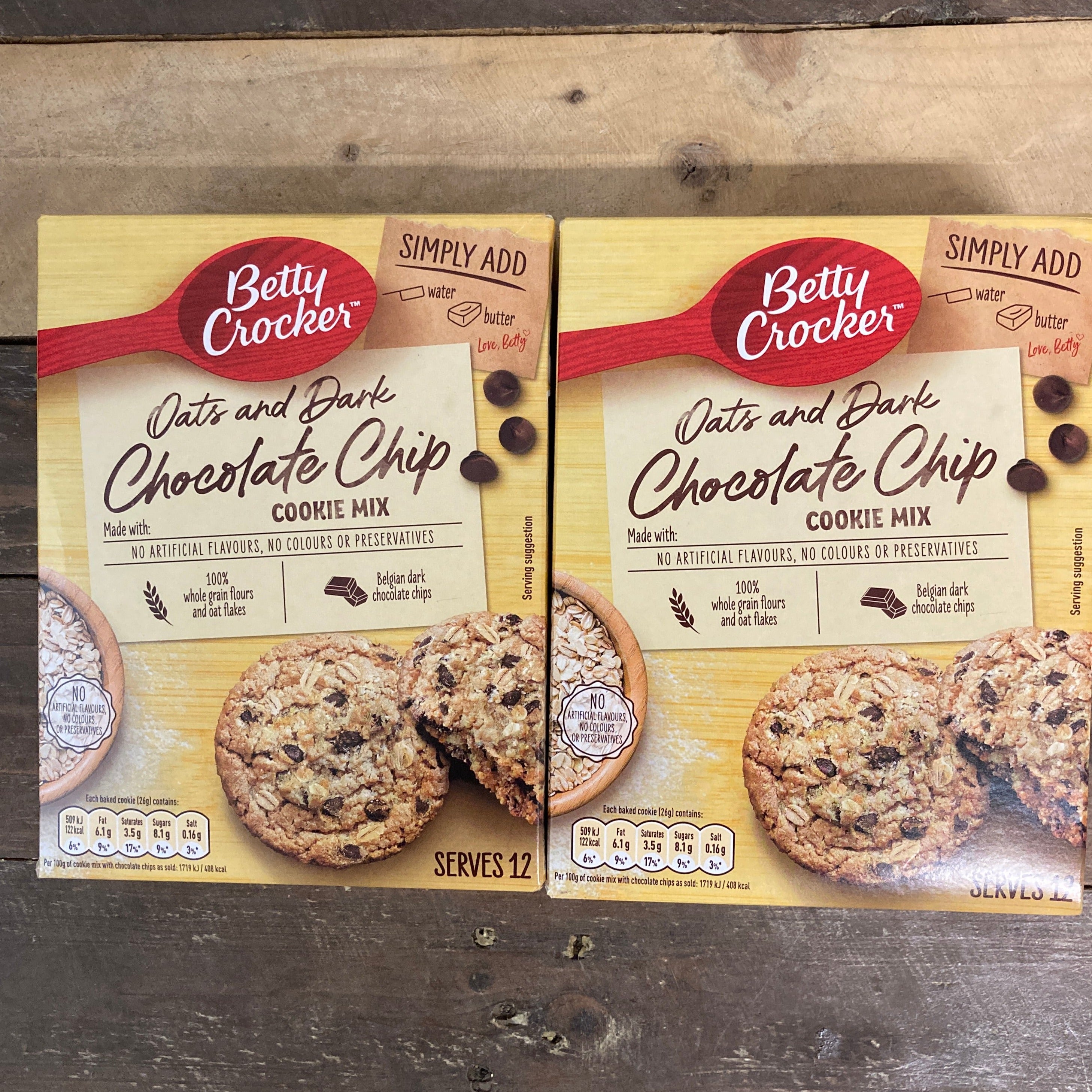 Betty crocker deals oatmeal cookies