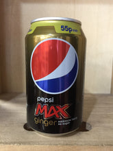 Pepsi max with ginger cans case