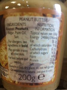 Kernel King Crunchy Unstabilised Peanut Butter 200g