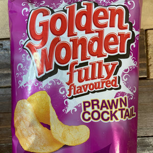 12x Golden Wonder Prawn Cocktail Crisps (2 Packs of 6x25g)