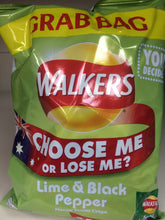 Walkers Lime & Black Pepper 50g Bag