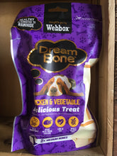 18x Webbox Dream Bones Chicken & Vegetable 9x Packs of 2x Medium Bones