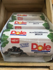 12x Dole Sun Ripened Blackcurrants In Jelly 3x 4Packs (12x123g)